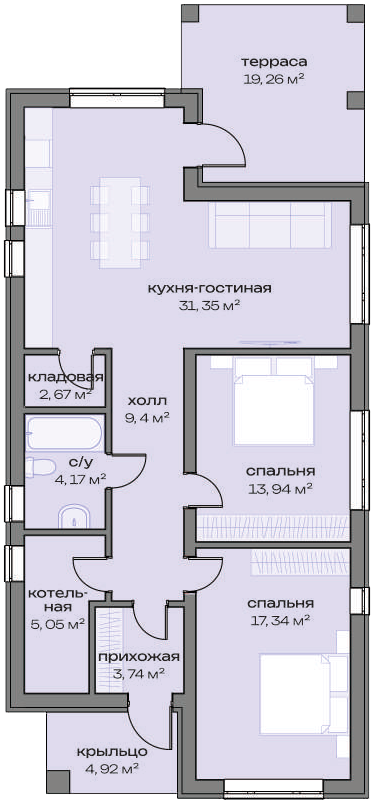 План дома Тип 2