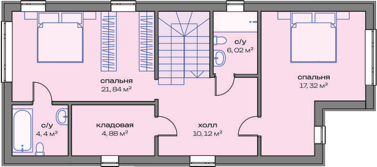План 2 этажа Тип 6